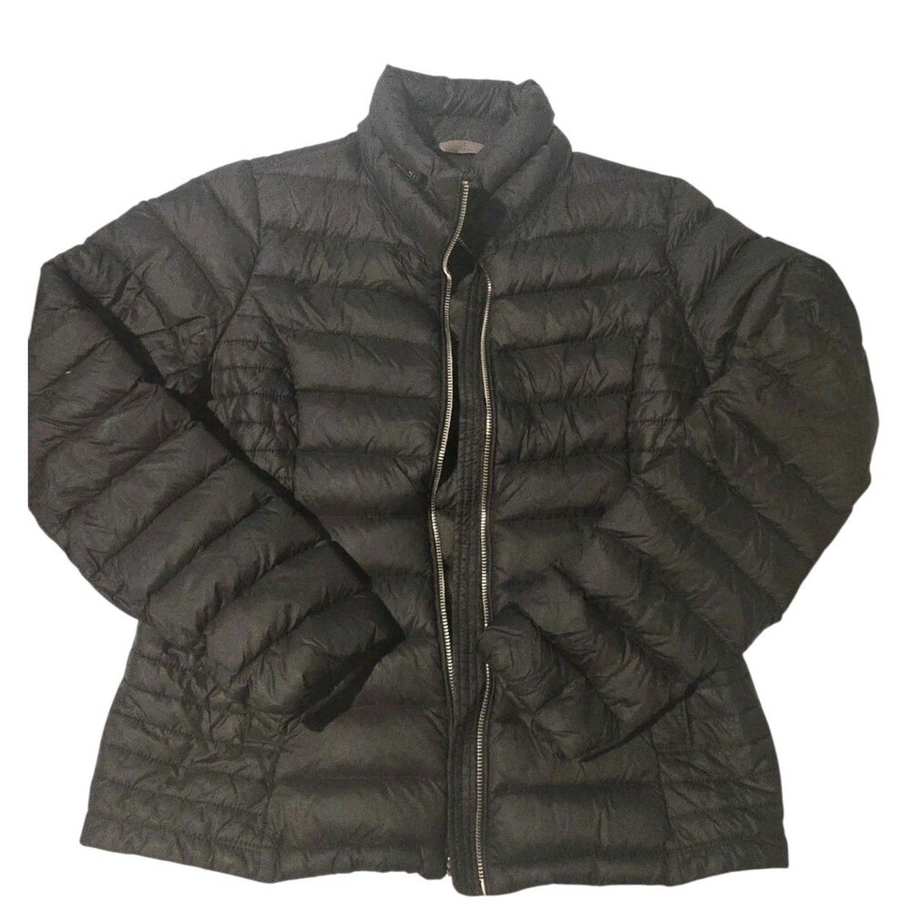 Abercrombie & Fitch Down Insulated Puffer Jacket Size Large Black Y2K